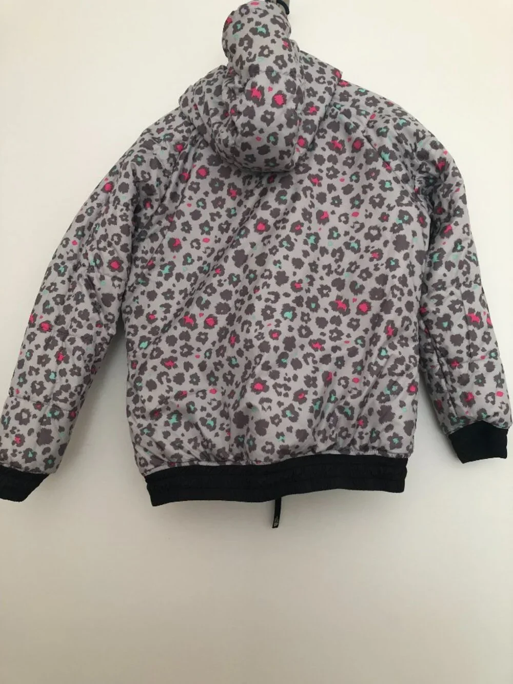 The North Face Reversible Girls Puffer Jacket Black Youth Junior Size XL